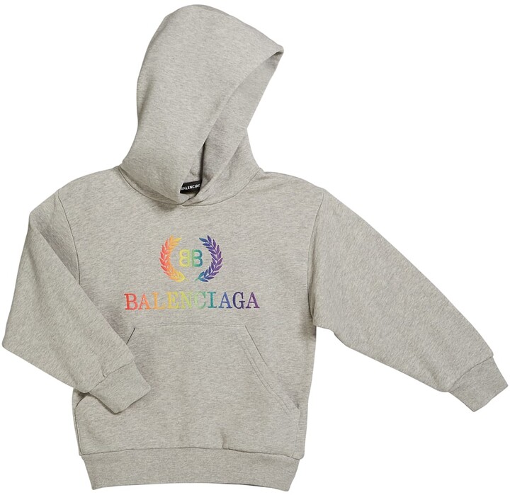 Balenciaga Rainbow Logo Crest Hoodie, Size 2-10 - ShopStyle Boys'  Sweatshirts