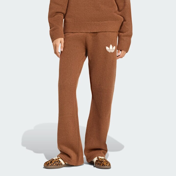 adidas Originals Athletic Dept Knitted Pants Preloved Brown2XS Womens