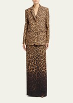 Crepe Couture Leopard Print Blazer Ja 