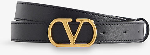 Womens Nero Monogram Leather Belt 36