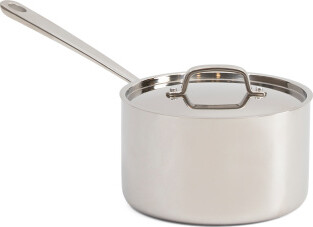 TJMAXX 4Qt Stainless Steel Signature Sauce Pan With Lid