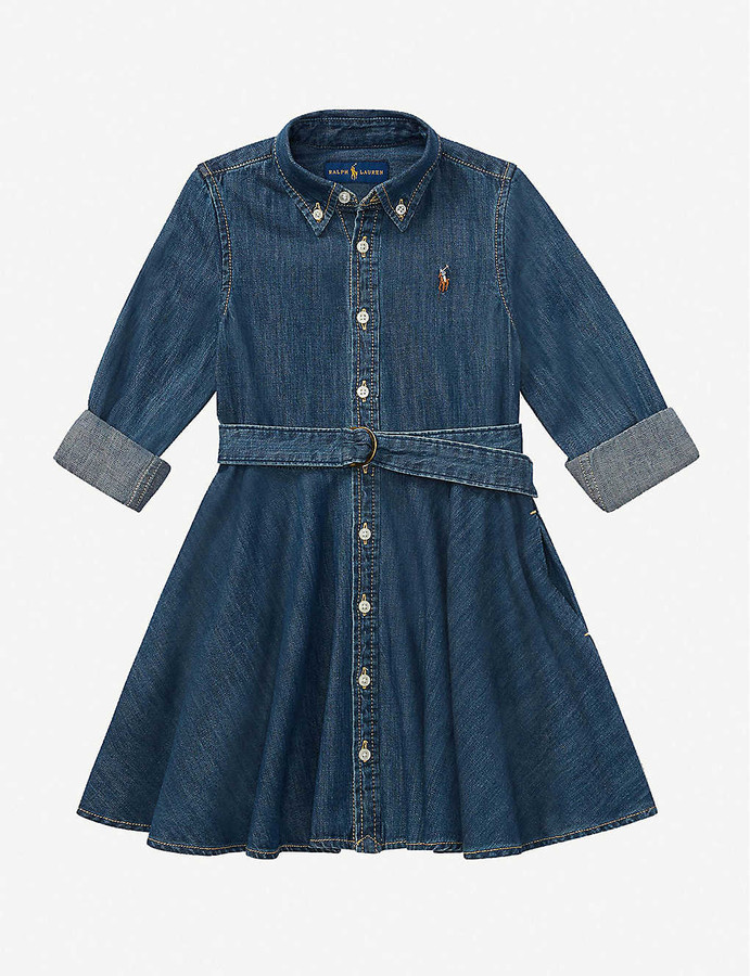 ralph lauren blue jean dress