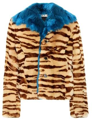Marni Printed fur jacket