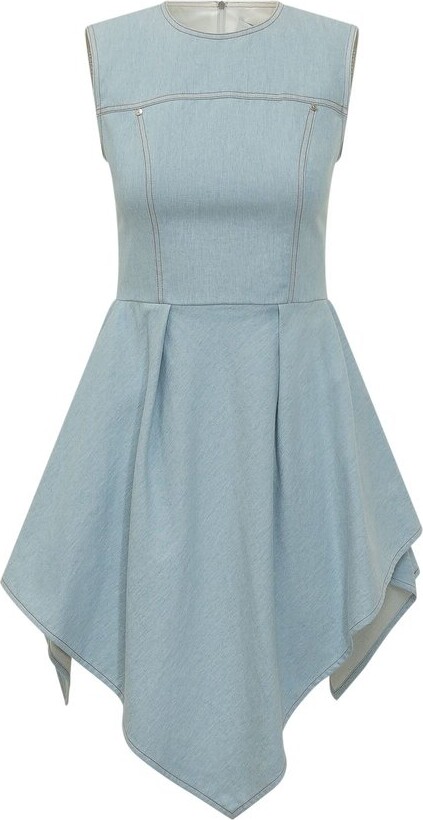 MSGM Sleeveless Handkerchief-Hem Dress