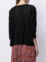 Thumbnail for your product : M Missoni Tie-Fastening Long-Sleeved Blouse