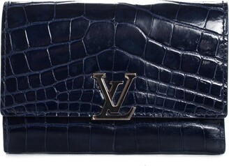 Pre-owned Louis Vuitton Capucines Crocodile Leather Silver-tone