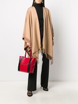 Thumbnail for your product : Alexander McQueen Logo-Trim Knitted Cape