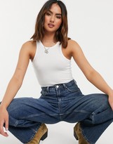 Thumbnail for your product : Free People high neck ribbed tank top