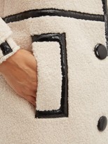Thumbnail for your product : Stand Studio Stand Studio Patent-edged Faux-shearling Coat - Multi