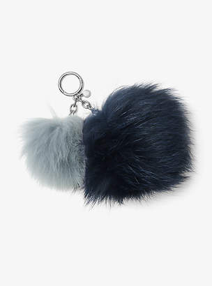 Michael Kors Twin Fur Key Chain