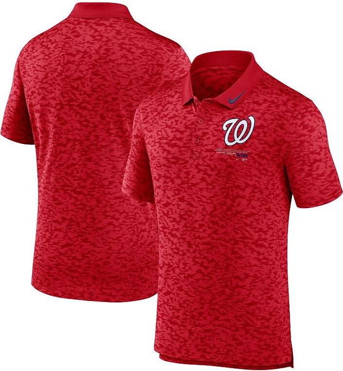 Men's Nike Red Washington Nationals Next Level Performance Polo