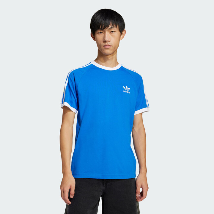 adidas Adicolor Classics 3-Stripes Tee Blue S Mens