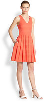 Thumbnail for your product : Ali Ro Jacquard Pleated Dress