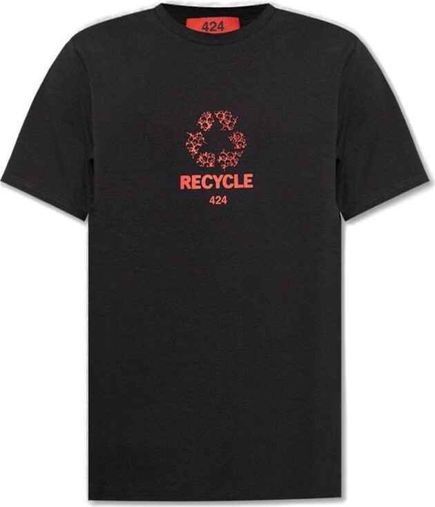 424 Logo Printed Crewneck T-Shirt