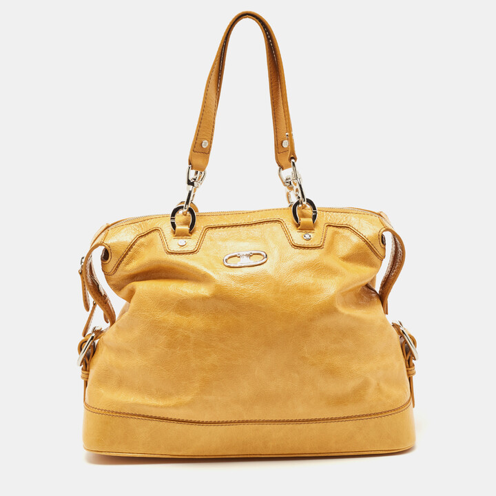 Celine Shoulder Bag Yellow Orange