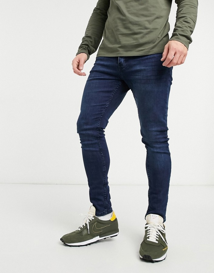 Skinny Jeans in het Blauw voor heren Brave Soul Denim Ultimate Heren Kleding voor voor Jeans voor Skinny jeans 