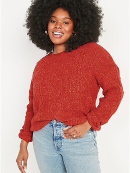 old navy rust sweater