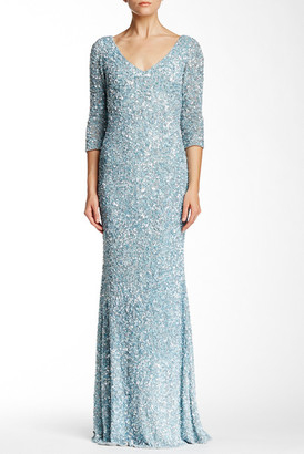 Theia Embellished Evening Gown