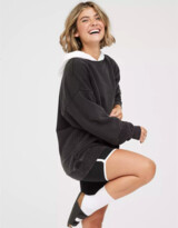 Thumbnail for your product : aerie OFFLINE By Throw-Back Fleece Crew Neck Sweatshirt