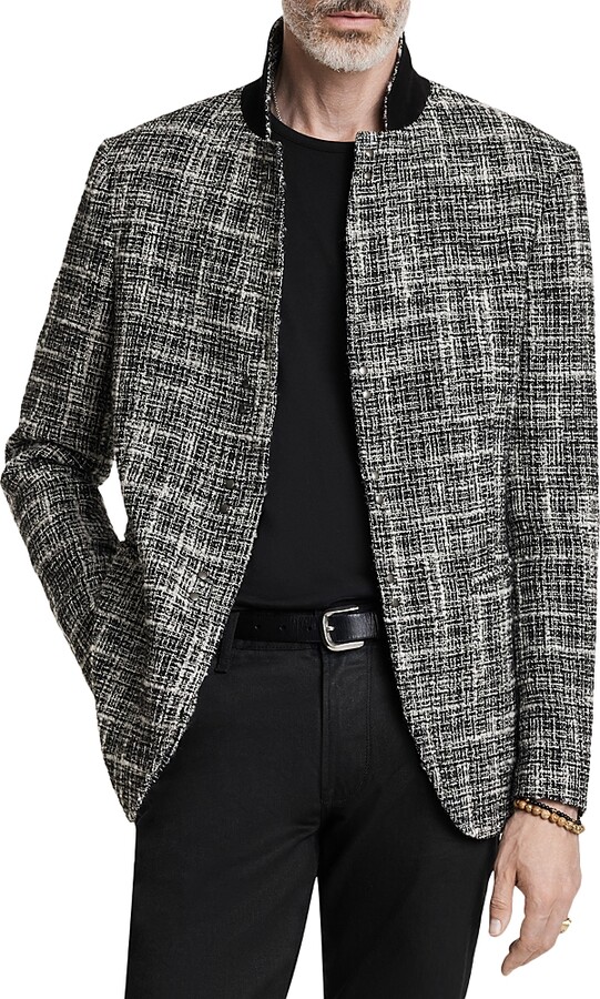 John Varvatos Madison Slim Fit Tweed Jacket