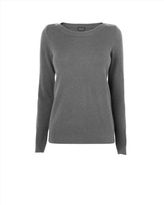 Thumbnail for your product : Jaeger Wool Cashmere Button Sweater