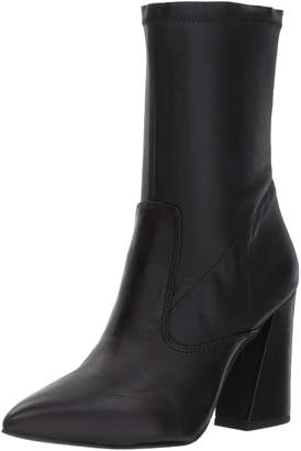 Kenneth Cole New York Women's Galla Pointed Toe Bootie with Flared Heel Stretch Shaft Ankle Boot