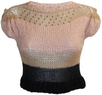 Claire Andrew - Cropped Knit Top with Swarovski Embellishment