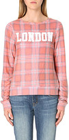 Thumbnail for your product : Wildfox Couture London tartan-print jersey top