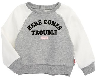 Levi's Infant Girl's Here Comes Trouble Graphic Tee