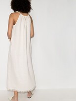 Thumbnail for your product : Missing You Already Frayed Hem Linen Dress