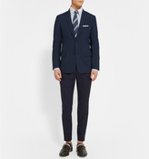 Thumbnail for your product : Thom Browne Strap-Front Pebbled Leather Brogues