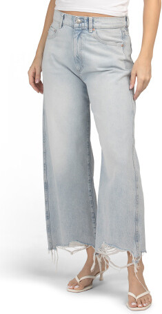 Taylor Wide Leg Jeans for Women | Cotton