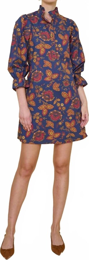 Flora Bea Adelina Mini Dress In Sandy Ridge