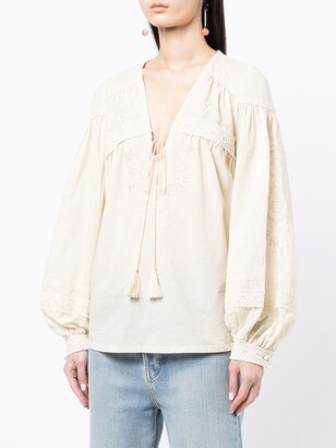 We Are Kindred Carla embroidered-detail blouse