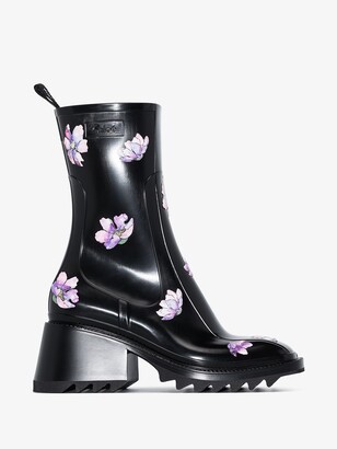 Chloé Betty 70 Floral Rain Boots