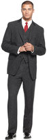 Thumbnail for your product : Sean John Charcoal Donegal Chesterfield Vested Suit