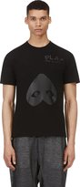 Thumbnail for your product : Comme des Garcons Play Black Upside Down Heart T-Shirt