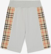 Thumbnail for your product : Burberry Childrens Vintage Check Panel Cotton Shorts Size: 10Y