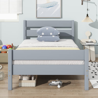 Winston Porter Twin Bed With Headboard And Footboard