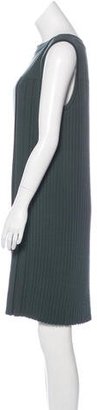 Hermes Pleated Cashmere Dress