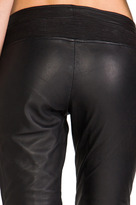 Thumbnail for your product : Maison Scotch Leather Moto Pants