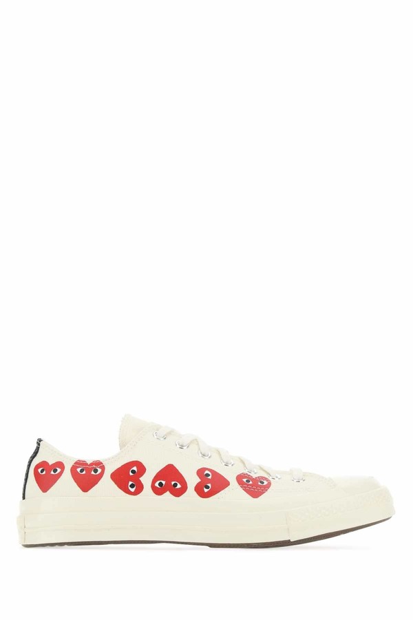 comme des garcons converse white womens