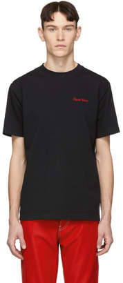 Eytys Black Purple Velvet Smith T-Shirt