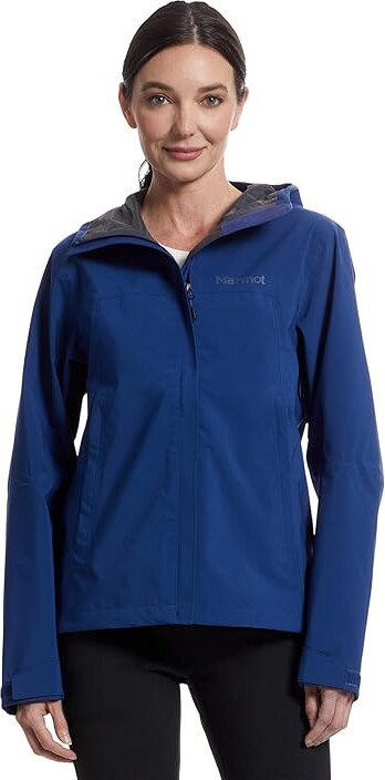 Marmot PreCip Eco Pro Jacket Women's Coat Twilight Blue : LG, Polyester