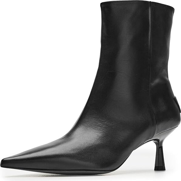 AllSaints Vivian Boots Women's Motocross Boots Black : 6 M, Leather