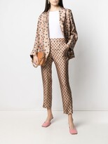 Thumbnail for your product : Alberto Biani Floral Single-Breasted Silk Blazer