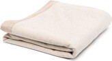 Thumbnail for your product : Brunello Cucinelli Contrasting-Trim Cashmere Blanket