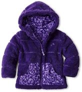 Thumbnail for your product : JCPenney Vertical 9 Hooded Reversible Monkey Fleece Jacket - Girls 2t-6t