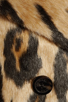 Thumbnail for your product : MICHAEL Michael Kors Leopard-print faux fur coat