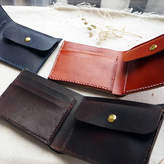 Thumbnail for your product : Tori Lo Designs Solid Colour Mens Leather Wallet. 3rd Anniversary Gift